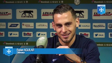 Réaction de Ruben Aguilar après AJA 1 - 0 AC Ajaccio