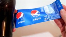 Como hacer una botella de Pepsi comestible! Postre de gelatina