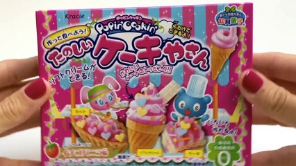 Kracie Popin Cookin Mini Ice Cream Shaped Candy たのしいケーキやさん How to Make Ice Cream Candy