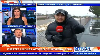 Tormenta "Lucifer" genera caos en las carreteras de Los Ángeles