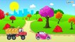 The Fire Truck and Racing Cars - Fire in the Park - Car Cartoons for Children. Episode 53