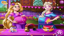Elsa Rapunzel Barbie Ariel Ladybug Pregnant BFFs - Disney Princess Baby Compilation Games