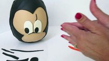 GIANT Mickey Mouse Surprise Egg Play Doh - MLP Minnie Mouse Donald Duck Goofy Mystery Mini