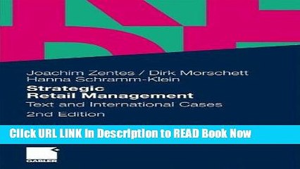 [Best] Strategic Retail Management: Text and International Cases Online Ebook