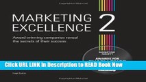 [Reads] Marketing Excellence 2: Award-winning Companies Reveal the Secret of Their Success Free