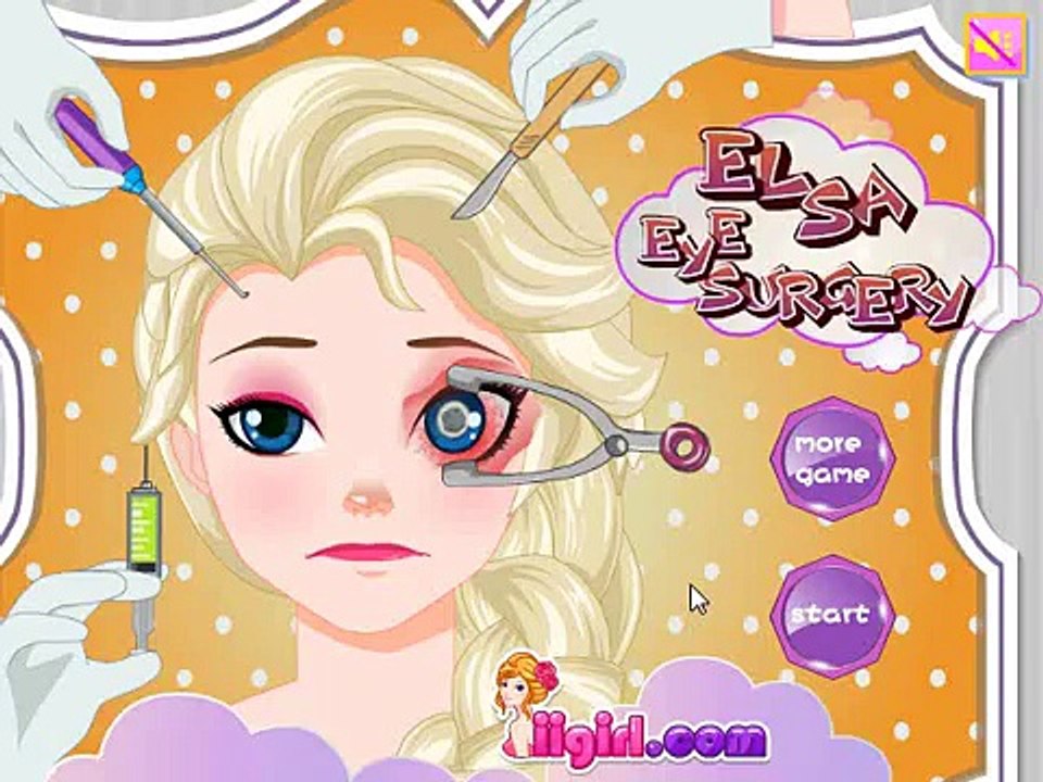 ❀ Frozen Baby Game Movie / Baby Elsa Spinal Surgery Doctor / Cartoon Games for To Play