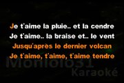 Serge Lama - Je t'aime KARAOKE / INSTRUMENTAL