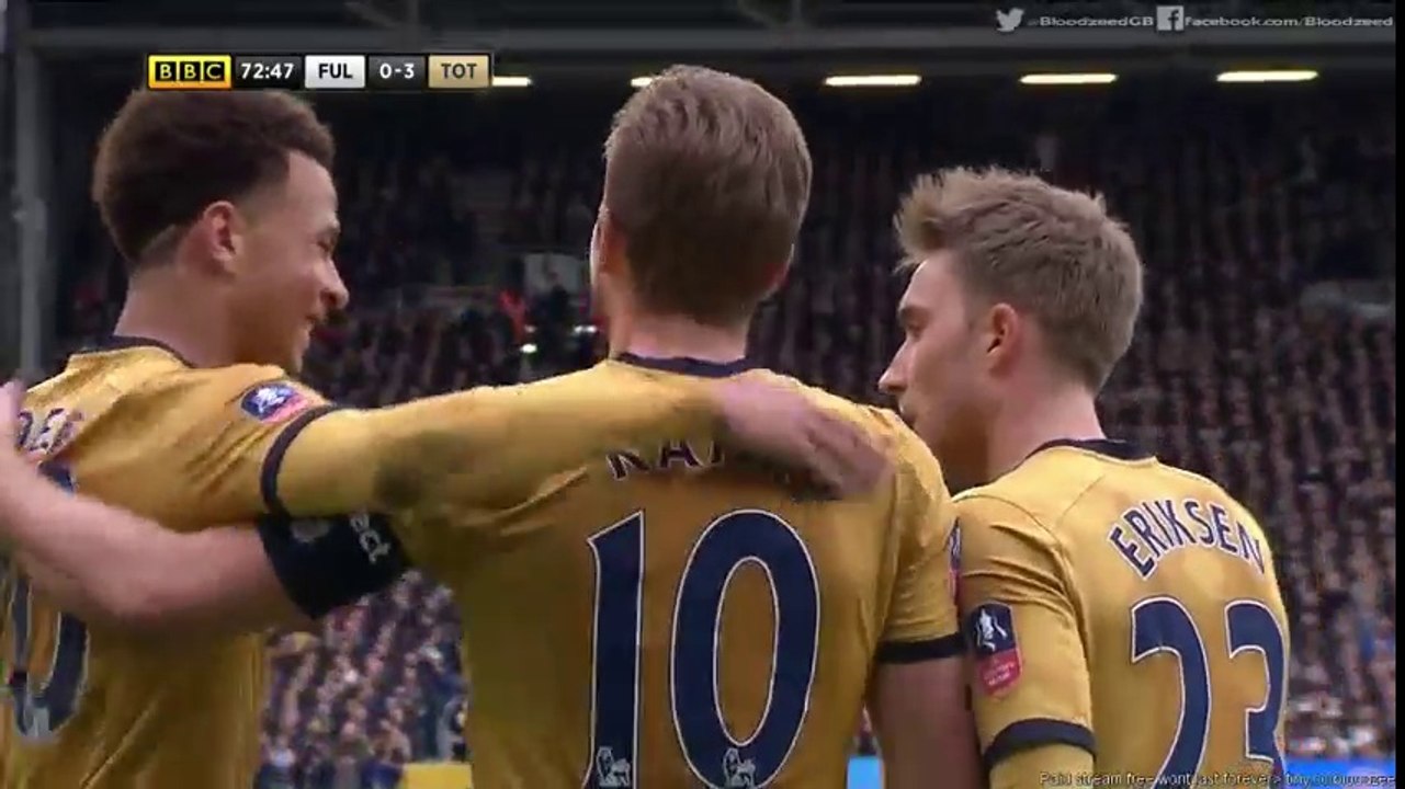 All Goals & highlights - Fulham 0-3 Tottenham - 19.02.2017 ᴴᴰ