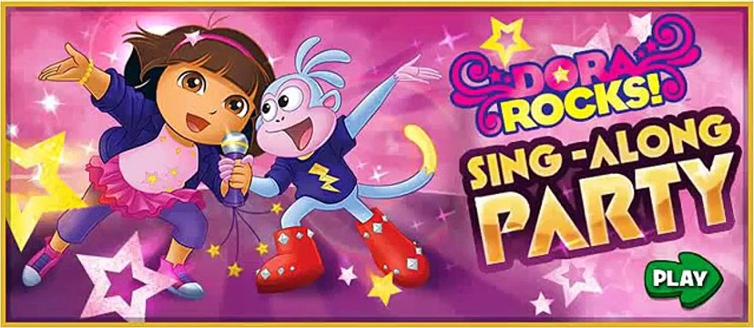 Dora the Explorer Dora Rocks! Sing Along Game Full Episode Game Rock with Dora and Boots!