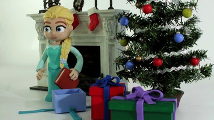 Frozen Elsa and the Magic Machine Gun   Frozen Play Doh Cartoon Stop Motion