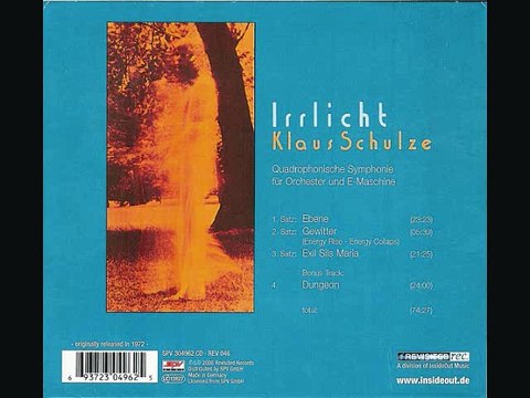 KLAUS SCHULZE - IRRLICHT - Satz:Ebene