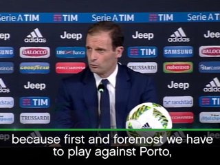 Allegri dismisses Champions League favourites talk