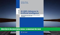 PDF [DOWNLOAD] AI 2005: Advances in Artificial Intelligence: 18th Australian Joint Conference on