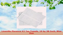 LinenMe Florence X2 Tea Towels 19 by 28Inch Blue Due 255c5ba8