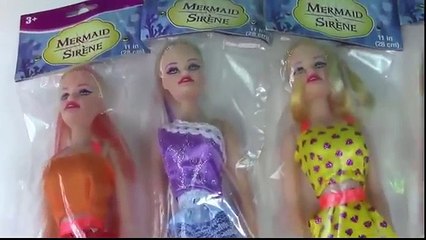 Descargar video: Mermaid Barbie Sirene Dolls - Muñecas Mermaid Barbie Sirene