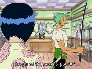 One Piece Epicness - Zoro's Luck Vs. 大業物 Ō Wazamono Sandai Kitetsu's Cursed Blade-BQ3EEkMIUDo