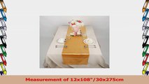 Topwedding 10pcs 12x108 Satin Table Runner Wedding Party DecorationGold 9d6353e8