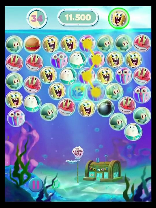 SpongeBob Bubble Party (By Nickelodeon) - iOS - iPhone/iPad/iPod Touch Gameplay