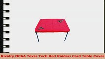 Rivalry NCAA Texas Tech Red Raiders Card Table Cover 55e7330a