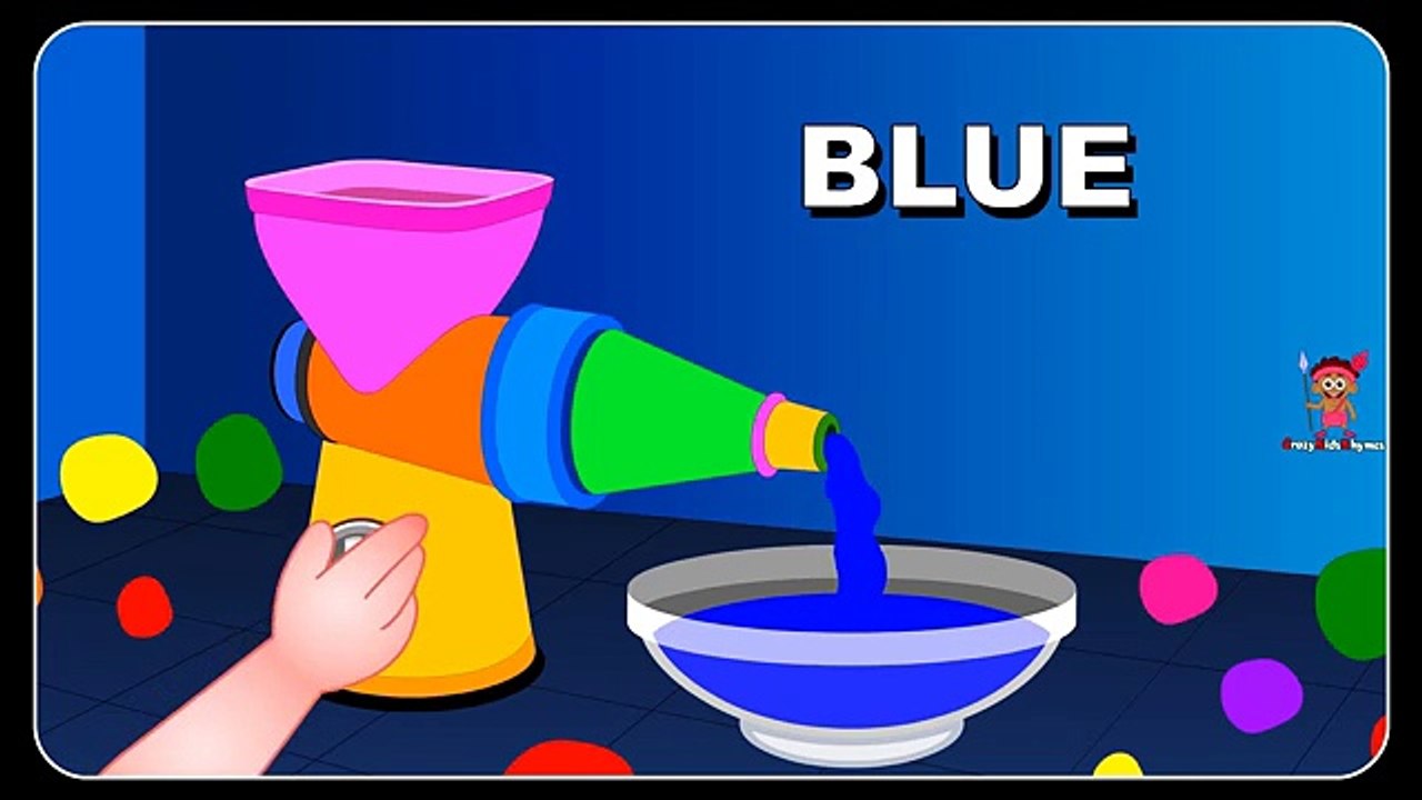 Learning Colors for Children Kids with Color Juicer Animated | Lets Learn Basic Nursery Color Names
