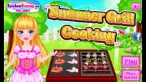 ᴴᴰ ♥♥♥ Barbie Games Movie - Barbie Summer Grill Cooking - Baby videos games for kids