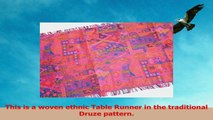 Table Runner Woven Ethnic Textile Linen Dining Room Accessory Druze Small D14 3cb8a682