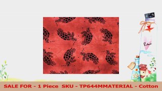 Cotton Red Turtle Printed Wall Décor Tapestry Table Runner Cloth Large India 90 X 84 Gift 67658cca
