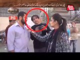 Abb Tak Crime Reporter Sana Faisal Strike back after Blackmailing a Family video went viral