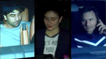 Kareena Kapoor, Saif Ali Khan, Ranbir Kapoor At Shashi Kapoor's House For A Party