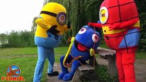 Finding Dory Kidnapped by Minions vs Spiderman - Finding Dory vs Minions - Superheroes in Real Life