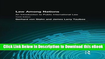 eBook Free Law Among Nations: An Introduction to Public International Law Free Online