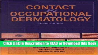 [PDF] Contact and Occupational Dermatology, 3e Free Books