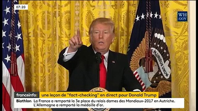 États-Unis : Donald Trump traite une nouvelle fois cette nuit plusieurs médias d'ennemis des Américains