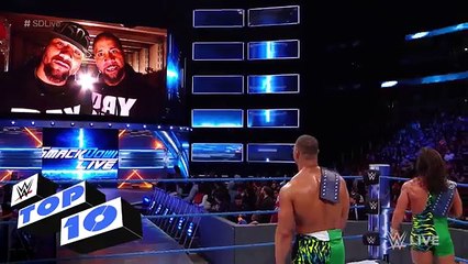 Top 10 WWE smackdown live moment 2017 | thrilling moments