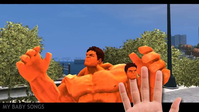 Colors Dinosaurs Heads Frozen Elsa Spiderman Hulk Finger Family Funny SuperHeroes Nursery