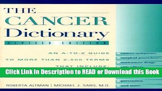 Read Book The Cancer Dictionary (Revised) Free Books