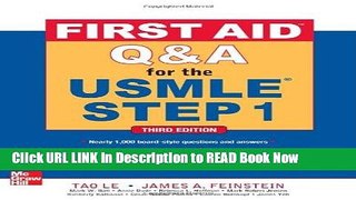 Best PDF First Aid Q A for the USMLE Step 1, Third Edition Full eBook