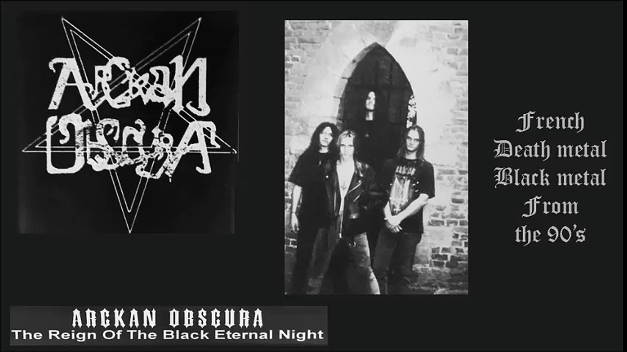 ARCKAN OBSCURA - Demo tape 1996 (Death metal, black metal, France)