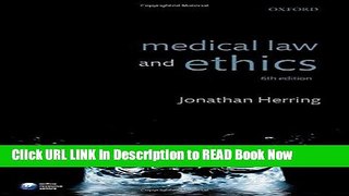 Best PDF Medical Law and Ethics eBook Online
