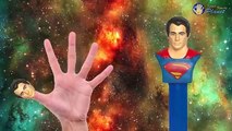 JUSTICE LEAGUE Finger Family | SUPERHERO Daddy Finger Rhyme w/ Batman, Spiderman, Superman and More