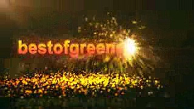 autumn leaves falling from the tree - green screen effect