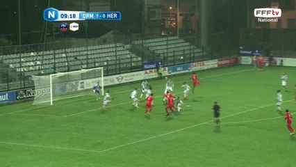 1er corner du match mais la tête passe au dessus