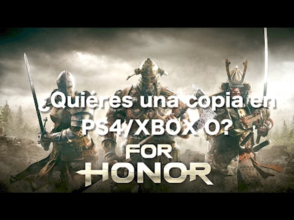 SORTEO SENSESSION FOR HONOR!