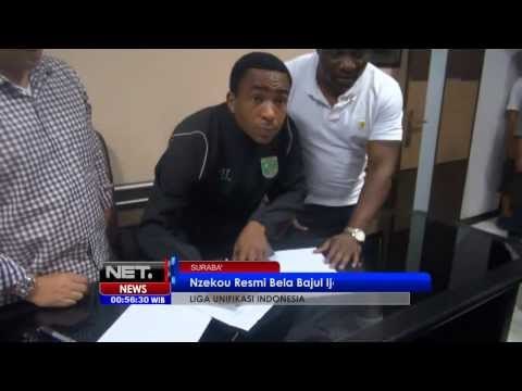 NET24 - Patrice Nzekou menjadi pemain asing pertama Persebaya Surabaya untuk Liga Super Indonesia mu