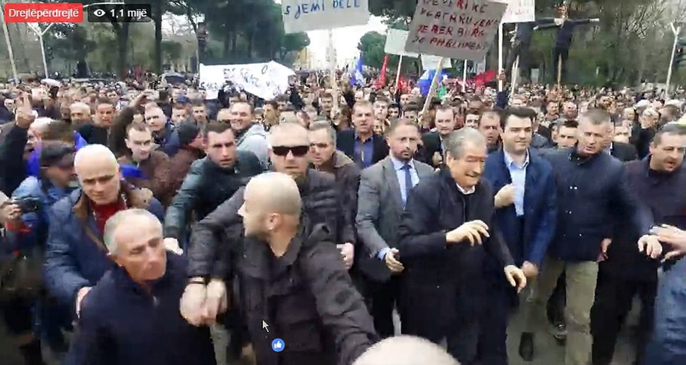 Berisha ne proteste