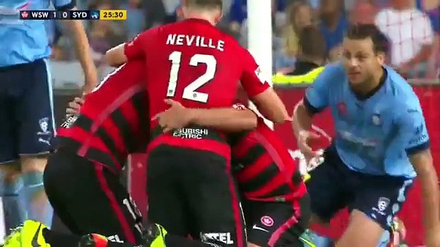 Santalab Goal - Western Sydney Wanderers vs Sydney FC 1-0 18.02.201 (HD)