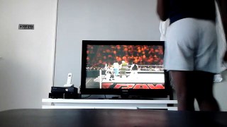 Raw : Bray Wyatt w The Wyatt Family vs R-Truth w Xavier Woods 2014 part 2