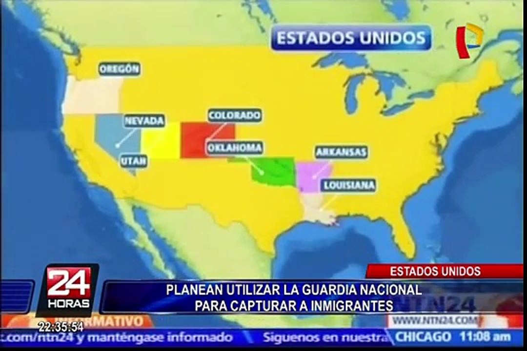 Trump planea utilizar a Guardia Nacional para detener a inmigrantes