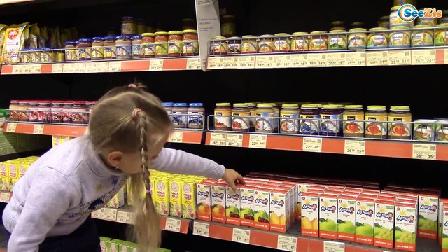 Ярослава КАК МАМА покупает продукты в Супермаркете с Куклой Беби Бон Видео для детей Doll Baby Born