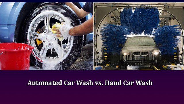 Automated Car Wash vs. Hand Car Wash